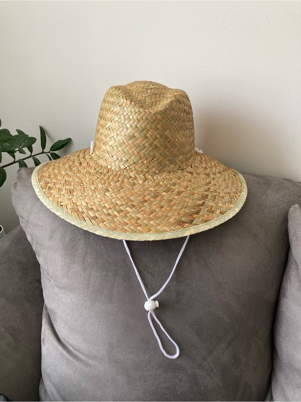 Men/Women Straw garden hat with string